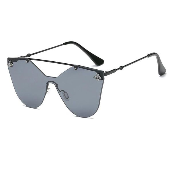 

sunglasses fashion women men designer bee sun glasses for female ladies male oversized gafa ss094, White;black