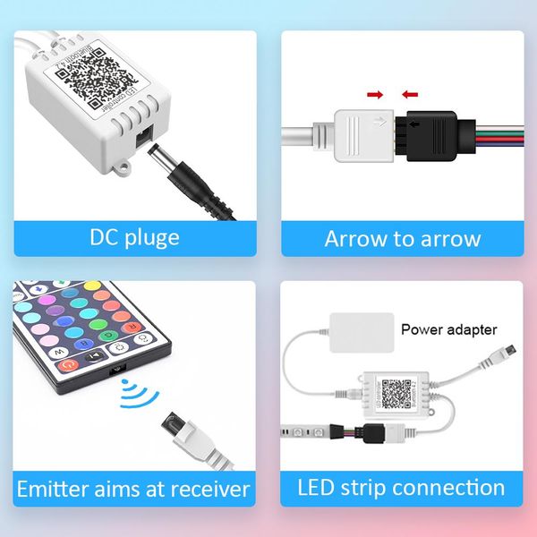 

44 key remote control bluetooth control for rgb5050 led light strip 44 key the spectrum of quality h wmtefb