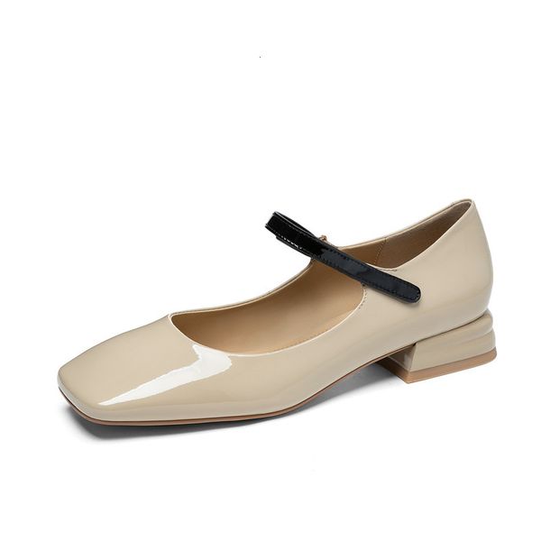 

2021 new arrival ladies unique spring shoes see simple female amzs, Black