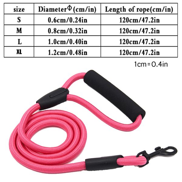 

cat leash small large dogs pets nylon lead rope pet long leashes belt for dog outdoor walking training