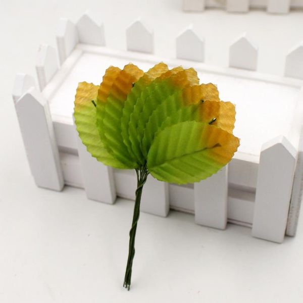 

30pcs/lot silk tree leaf artificial flowers for wedding party home decoration diy craft gift wreath scrapbook flower acc bbyvsm