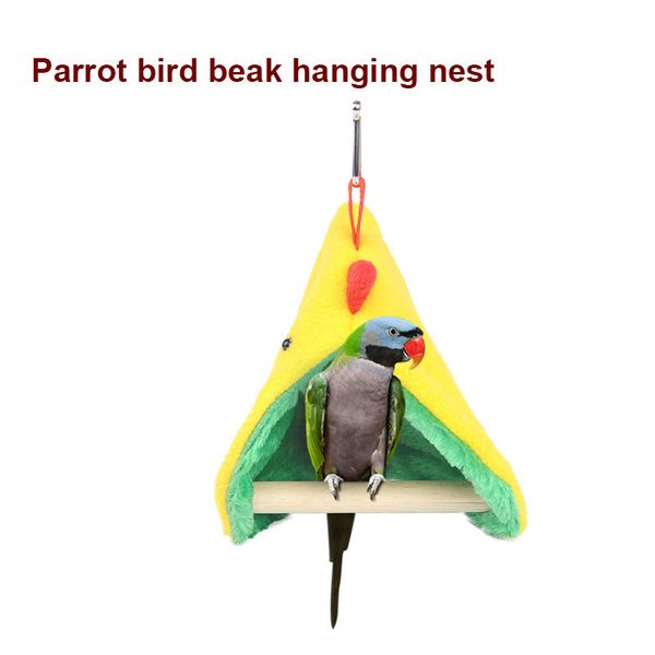 

cockatoo nest, parrot hammock and warm, soft, pet cave, cabin, nest toys