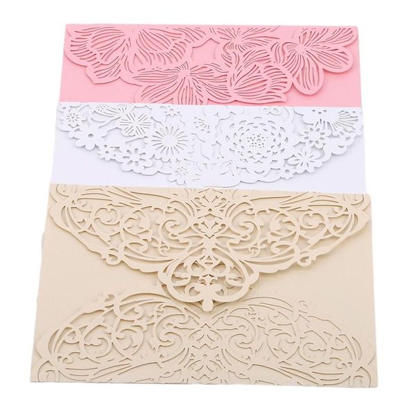 

openwork wedding invitation 10 pieces of european-style wedding paper-cut invitations greeting cards party supplies