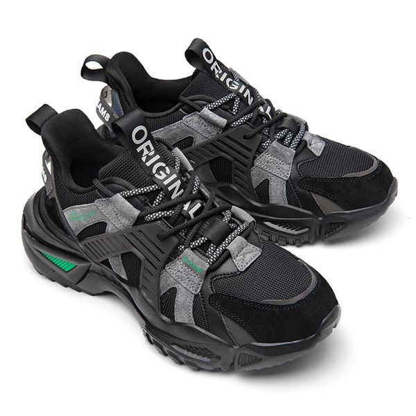 

damping men's sneakers breathable mesh male running shoes lace up sports fitness outdoor jogging trainers soft walking athletic