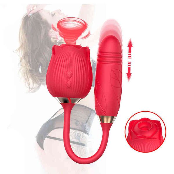 Nxy Vibradores Novo Silicone Rosa Vibrador Roxo Clitoral Chupando Mamilo Lambendo vibração Sexual Vibrador Adulto Brinquedos sexuais Vibrador Para As Mulheres 0107