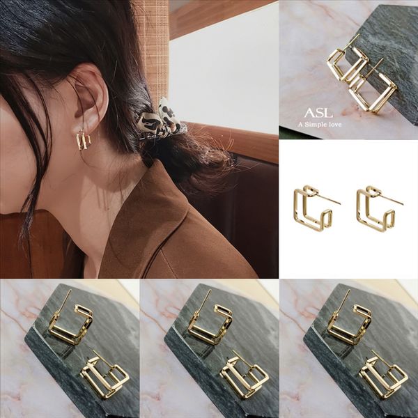 

wyjn fashion european woman earring cute little bear sier stud criss opal design unique cz with green fire x white fashion classic women, Golden