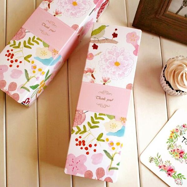 

5 3designs flower serise 21.5x6.8x4cm mid autumn festival candy paper box paper gift box for moon cake candy biscuit wmtszq xhhair