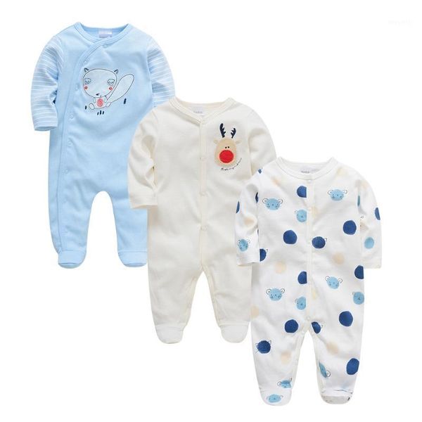 

jumpsuits 2021 honeyzone 3pcs/set baby girl clothes cartoon dot print winter boy clothing set ropa de overalls jumpsuits1, Blue