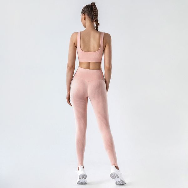 

fitness suit women's selling yoga shockproof sports underwear elastic quick drying tights, Gray