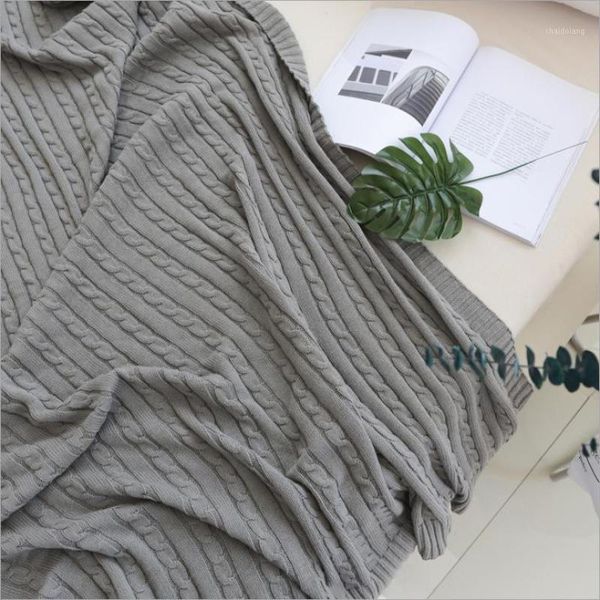 

solid color blankets beds cover soft throw blanket bedspread bedding knitted blanket air conditioning comfy sleeping bedspreads1