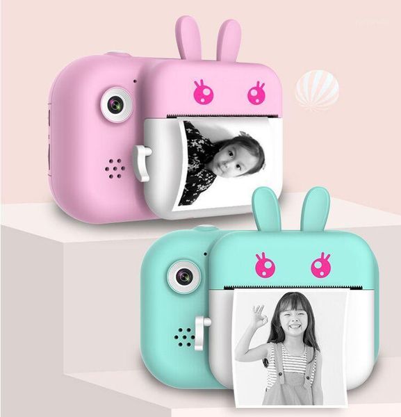 

new 1080p hd children camera instant print camera for kids with thermal p paper toys for birthday gifts1