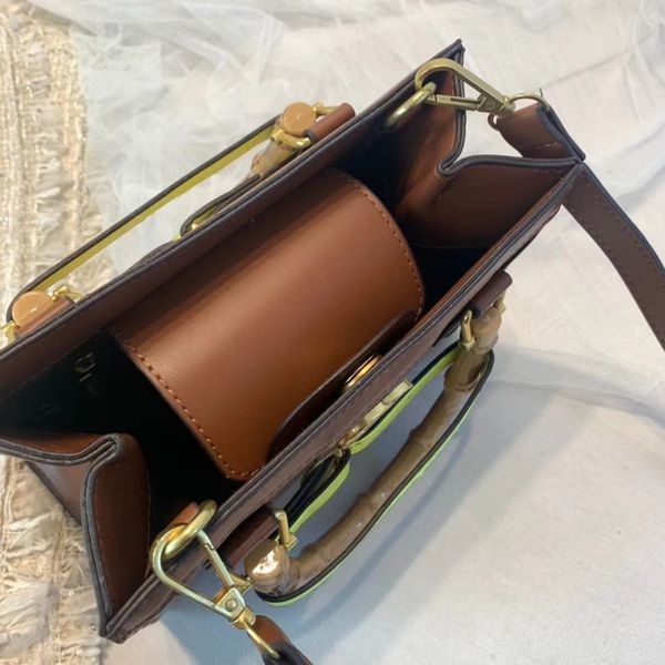 

fashion luxury bamboo handbags tote bag designer letters classic wallet pochette clutch handbag women purse