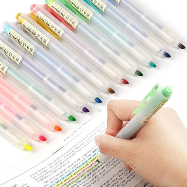 

treative новая высокая емкость двухместный художник ручная учетная запись маркер ручка рисование ручка маркадор детский подарок офисная школ, Black;red