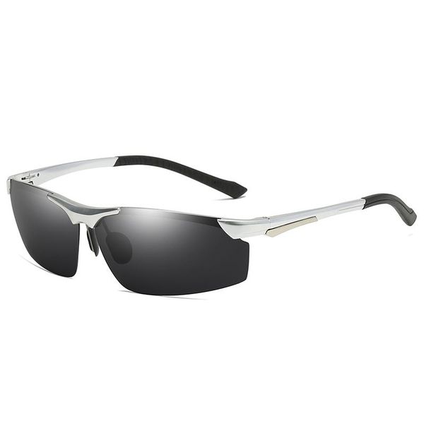 

offay polaroid men sunglasses aluminum-magnesium 8 colors colorful glasses driving 804 uv400 protection eyewear, White;black