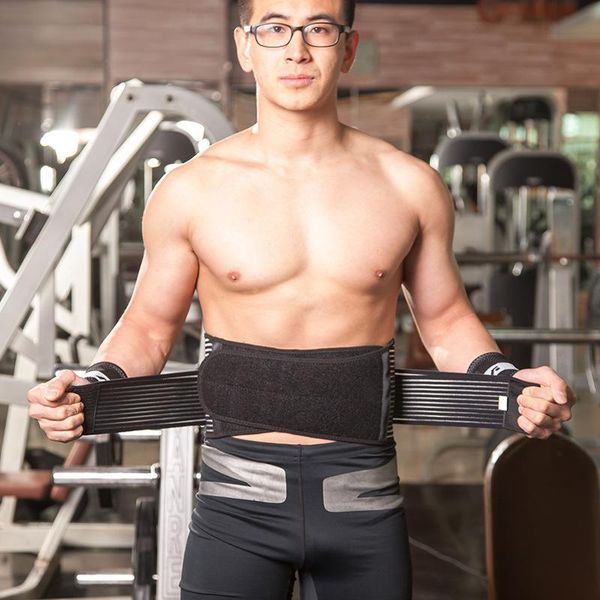 

waist support corset elastic compression band basketball protective gear fitness running weightlifting squat belt, Black;gray