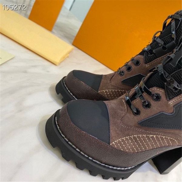 

sell lastest fashion 099 boots women half ankle boot lady designer22ss genuine leather dress boots casual shoes, Black