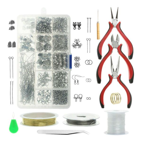 

jewelry making tools set repair kit findings supplies pliers beading wire tools jewelry making casual styles wmtuep comb2010