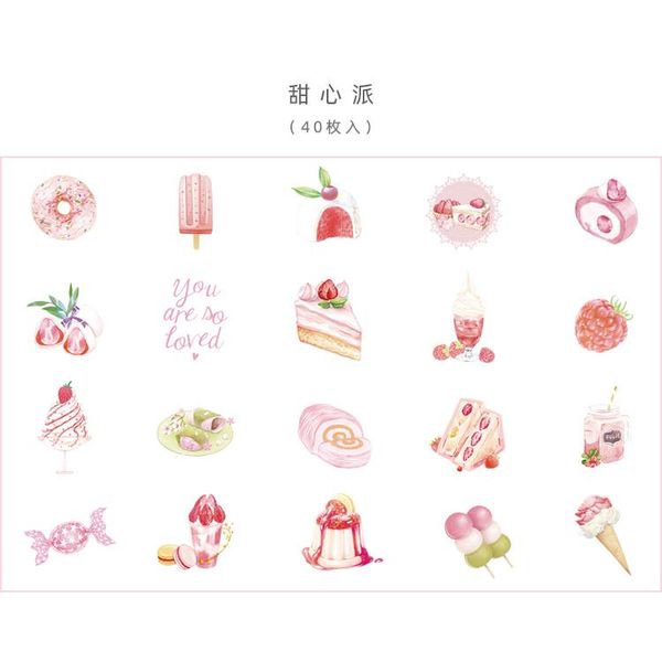 

2016 flower fruits flamingo decorative stickers set scrapbooking stick label diary stationery album stickers pink flower h