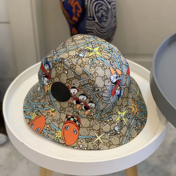 

2021 fashion designer bucket hat scrawl print designers caps hats letter print grey mens casual designer winter hat, Blue;gray