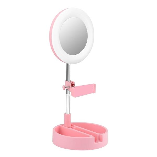 

g3 retractable ring light with mirror 6.3 inch mobile phone led live fill light anchor round beauty
