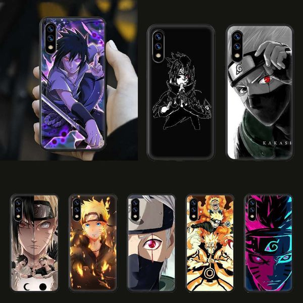 

1dwnaruto sasuki uzumaki mobile phone cover, huawei honor game helmet 6 7 8 9 10 vista 20 a x i pro lite, waterproof silicone, black