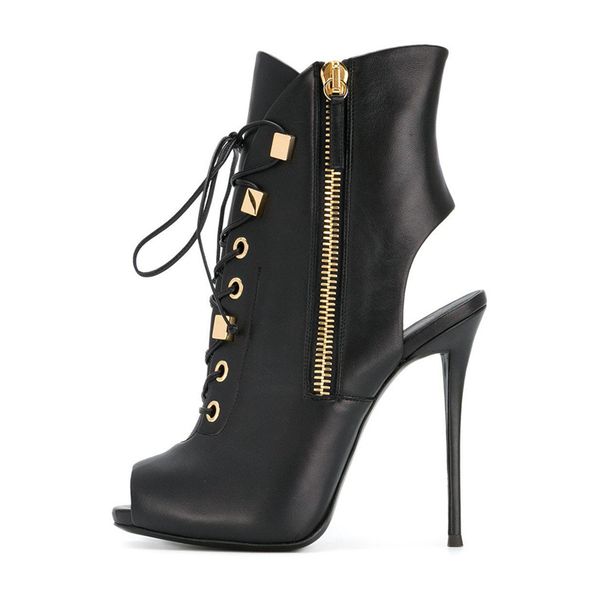 

режим гладиатора летние peep toe bapkle boots для женщин, прыгающие бомбы женские туфли sandale tl-a0179 yr28, Black