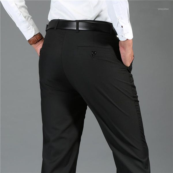 

suit pants men's slim fit dress pants office trousers men big size business casual classic men's office perfume masculino1, White;black