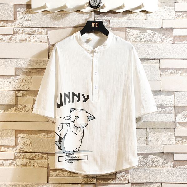 

2021 new men's short sleeve t shirt will see black tshirt superior tees hip hop punk rock fashion clothes size 5xl the neck a7x3, White;black