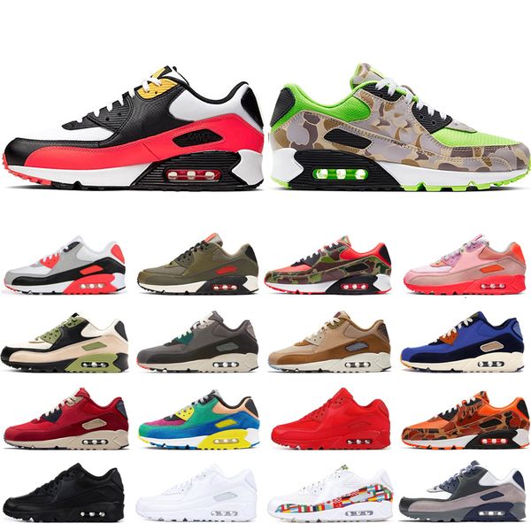 

bred running shoes men women chaussures camo black infrared triple white premium be true viotech mens trainers sports sneakers 36-45, White;red