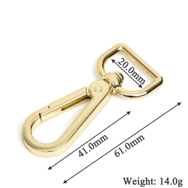 

gold silver bronze swivel lobster clasp clips key hook keychain split key ring findings clasps for keychains making, Black