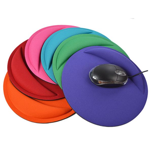 

gel wrist rest support game mice mat for computer pc lapanti slip circular mouse pad