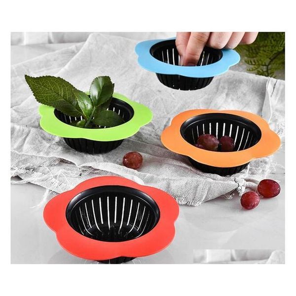 

flower shaped sile kitchen sink strainer shower sink drains cover sink colander sewer hair filter kitche jllrzz jjxh