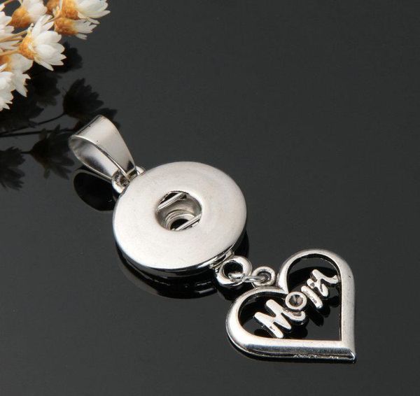 

18mm diy noosa fit necklace snap buttons ginger snaps new fashion pendant b117