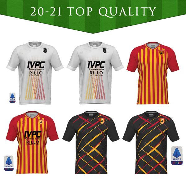 

new benevento calcio soccer jerseys 2021 lapadula viola glik caprari i.falque ionita maillots de football football shirts, Black;yellow