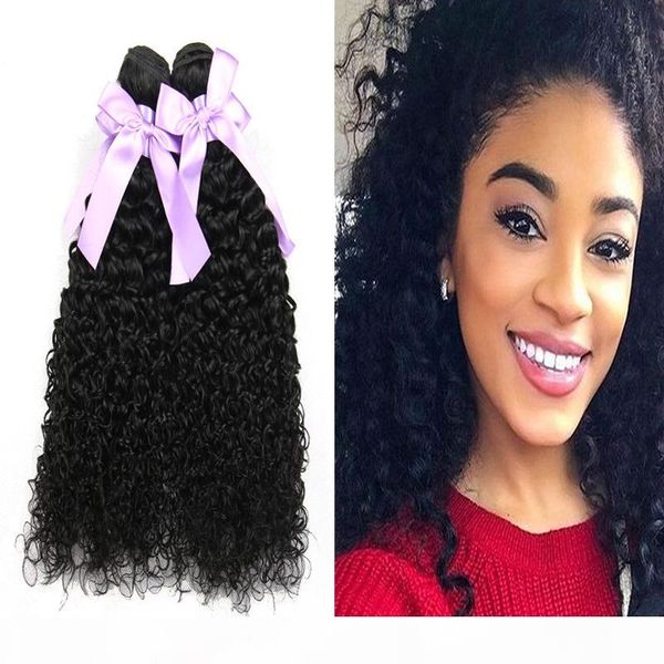 

3pc malaysian curly human hair extensions 100g pcs natural black malaysian curly weave virigin hair malaysian kinky curly hair extensions