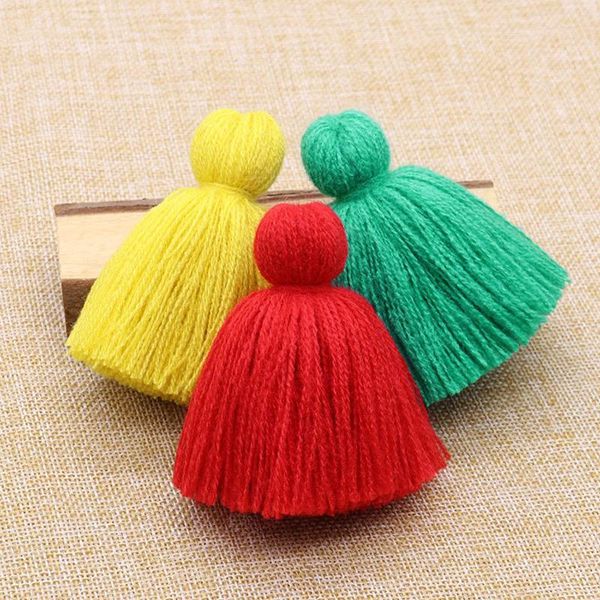 

6pcs 8cm woolen yarn fat tassels diy earrings necklace decor accessories home curtain garment sewing fabric crafts tassel fringe h bbyxdy