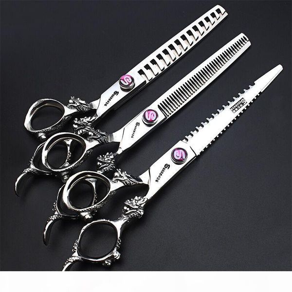 

hairdressing scissors set 7 inch cutting scissors for hairdressers hair salon professional fishbone haircut large size