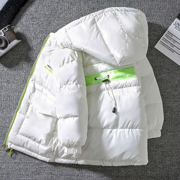 

2020 winter new down space cotton boys and girls children's thickened short jacket, Black