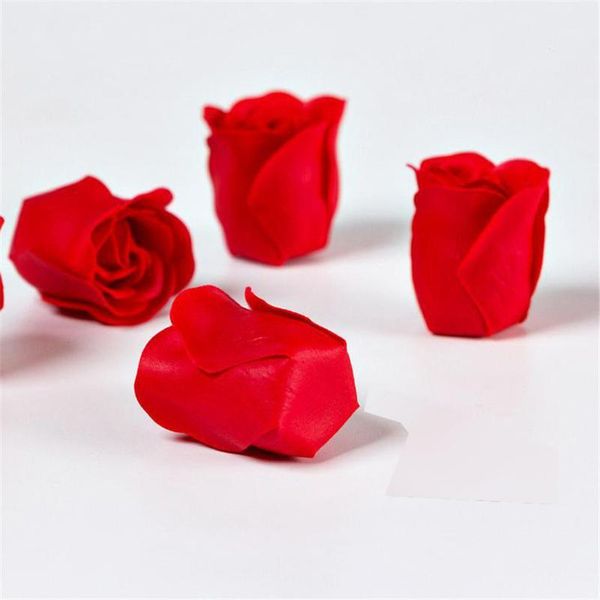 

81pc artificial flowers rose soap flower head three-layer without base simulation rose eternal flower for valentine's day f12041