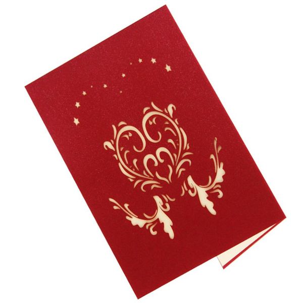 

1pc 3d loving blessing cards greeting cards memos valentine's day postcard
