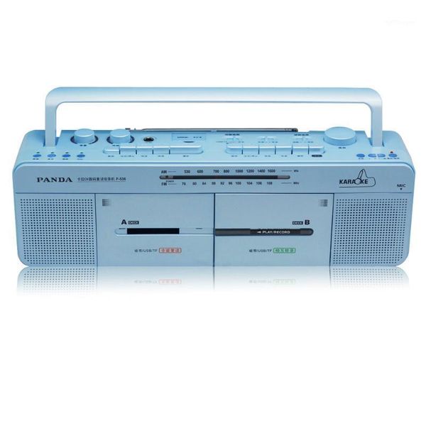 

radio panda f-536 recorders fm dual card tape u disk mp3 play1