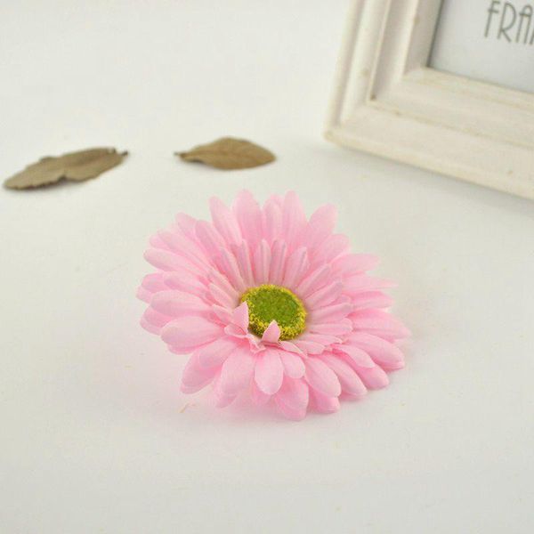 

10шт искусственная гербера дейзир шелковые цветы головы для главная свадебная автомобиль партия декоративный diy венок материал фестиваль си