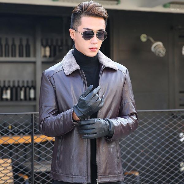 

mens winter pu leather down coats turn down collar 90% white duck jackets men parkas outwear male pu overcoat jk-7761, Black