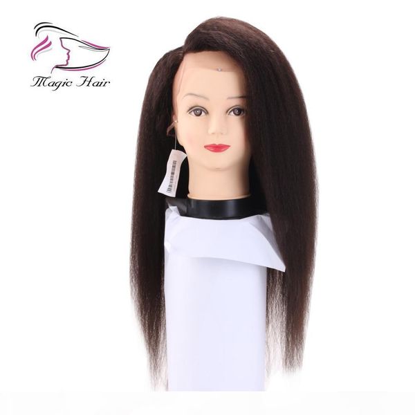 

natural color full lace human hair wigs lace front wigs for black women kinky straight brazilian peruvian malaysian indian virgin hair, Black;brown