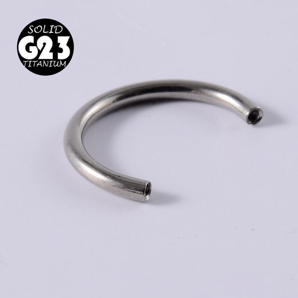 

1 шт. g23 titanium gem labret libred кольцо звезда циркон подкова установка штанги crystal top cars crack haper cartilage tragus helix lobe, Silver