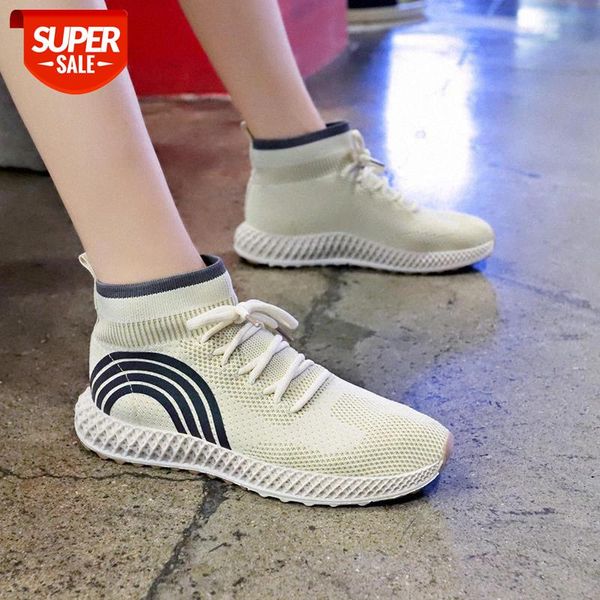 

shoes women 2019 tide shoes high-stretch autumn socks shoes women's net red hip hop korean casual sports reflective #qg42