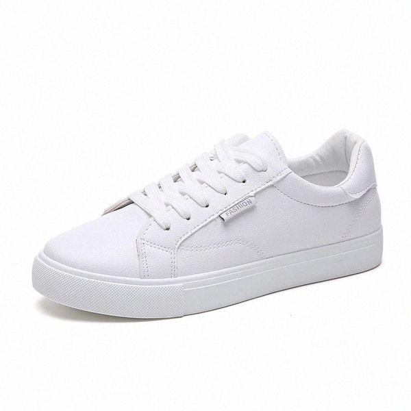 

women sneakers leather shoes spring casual flats sneakers female autumn fashion comfort white vulcanized platform student shoes #n65w