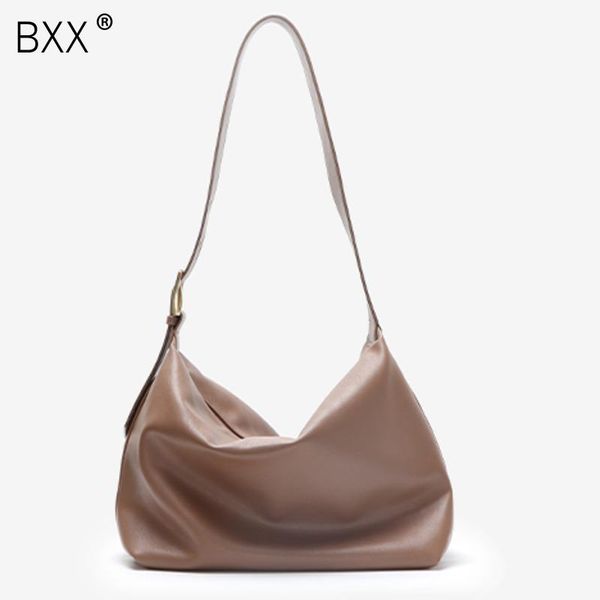 

totes [bxx] high capacity pu leather bags for women 2021 winter fashion trend crossbody purses and handbags female shoulder bag hp490