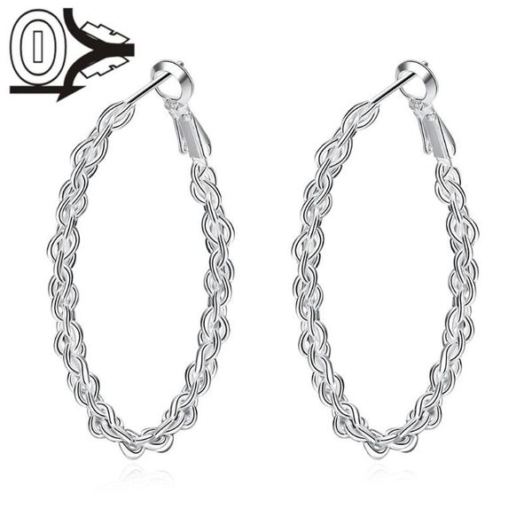 

hoop & huggie e718 2021 arrival silver plated earring fashion jewelry women's for wedding, Golden;silver