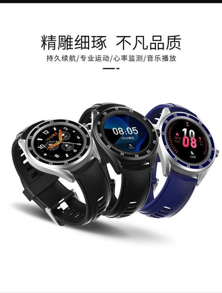 

w10 bluetooth intelligent health exercise heart rate waterproof blood prsure monitoring color screen electronic bracelet busins